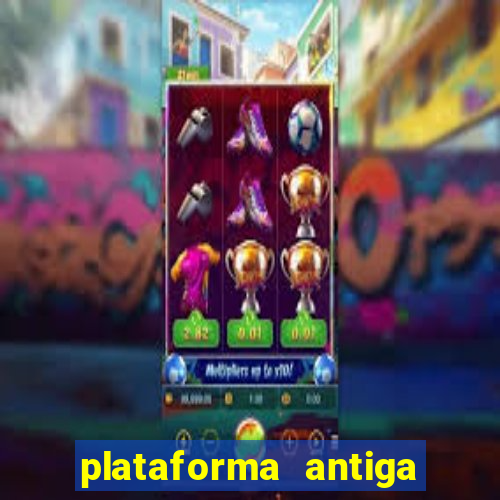 plataforma antiga de jogos